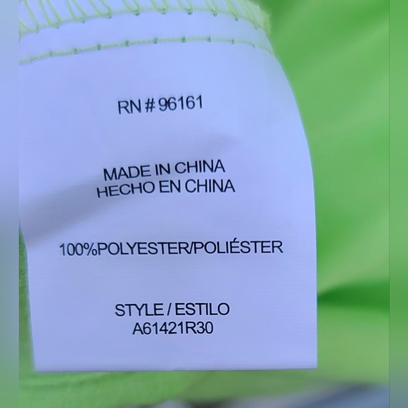 NWT - Lily Rose Crochet Trim Lime Green Maxi Dress - Size Small - Picture 12 of 17